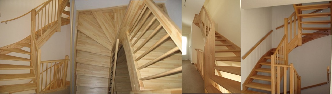 voorbeelden van houten trappen